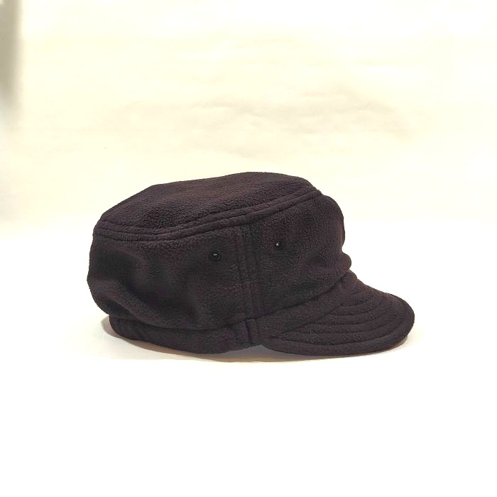 Phatee - HALF CAP RECYCLED FLEECE / BLACK FLEECEの画像