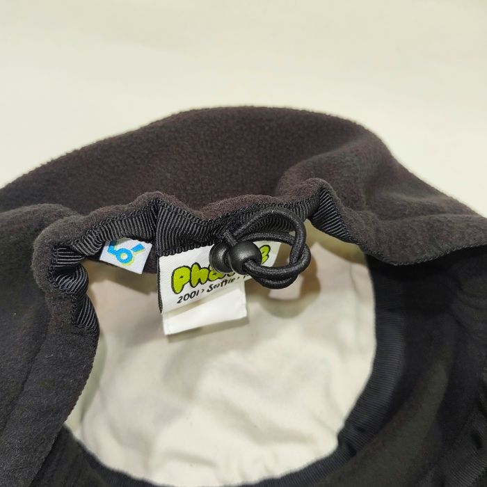 Phatee - HALF CAP RECYCLED FLEECE / BLACK FLEECEの画像