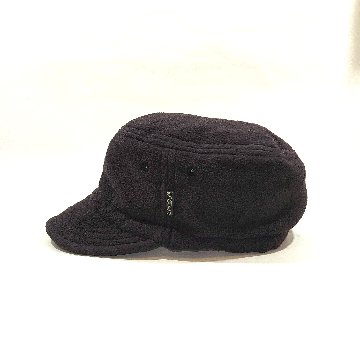 Phatee - HALF CAP RECYCLED FLEECE / BLACK FLEECEの画像