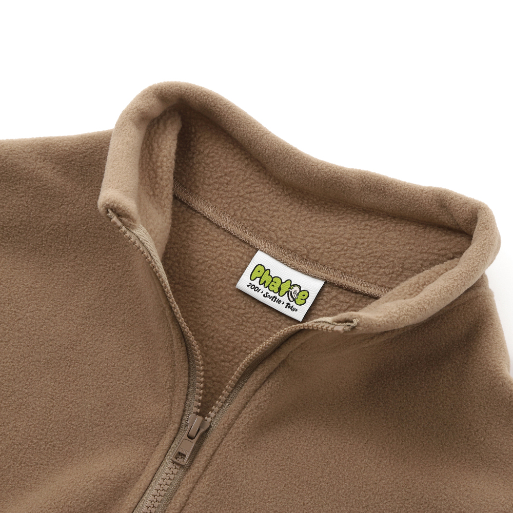 Phatee - FLEECE ZIP HENLEY / KINAKOの画像