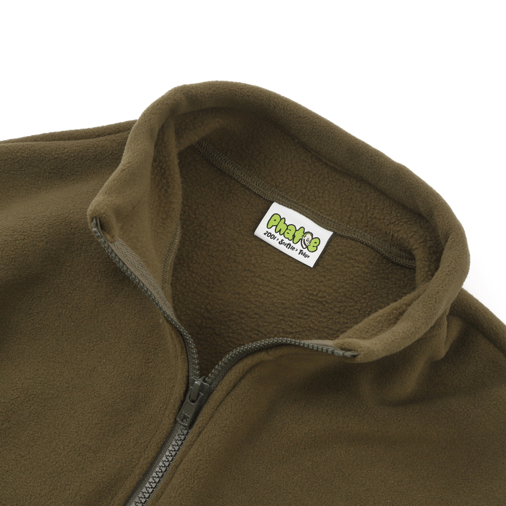 Phatee - FLEECE ZIP HENLEY / YOMOGIの画像