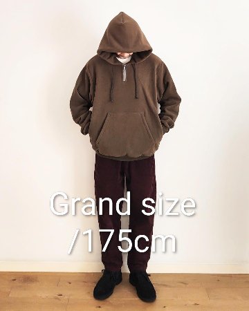 Phatee - FLEECE CHOCO ZIP PARKA / SUMIKUROの画像