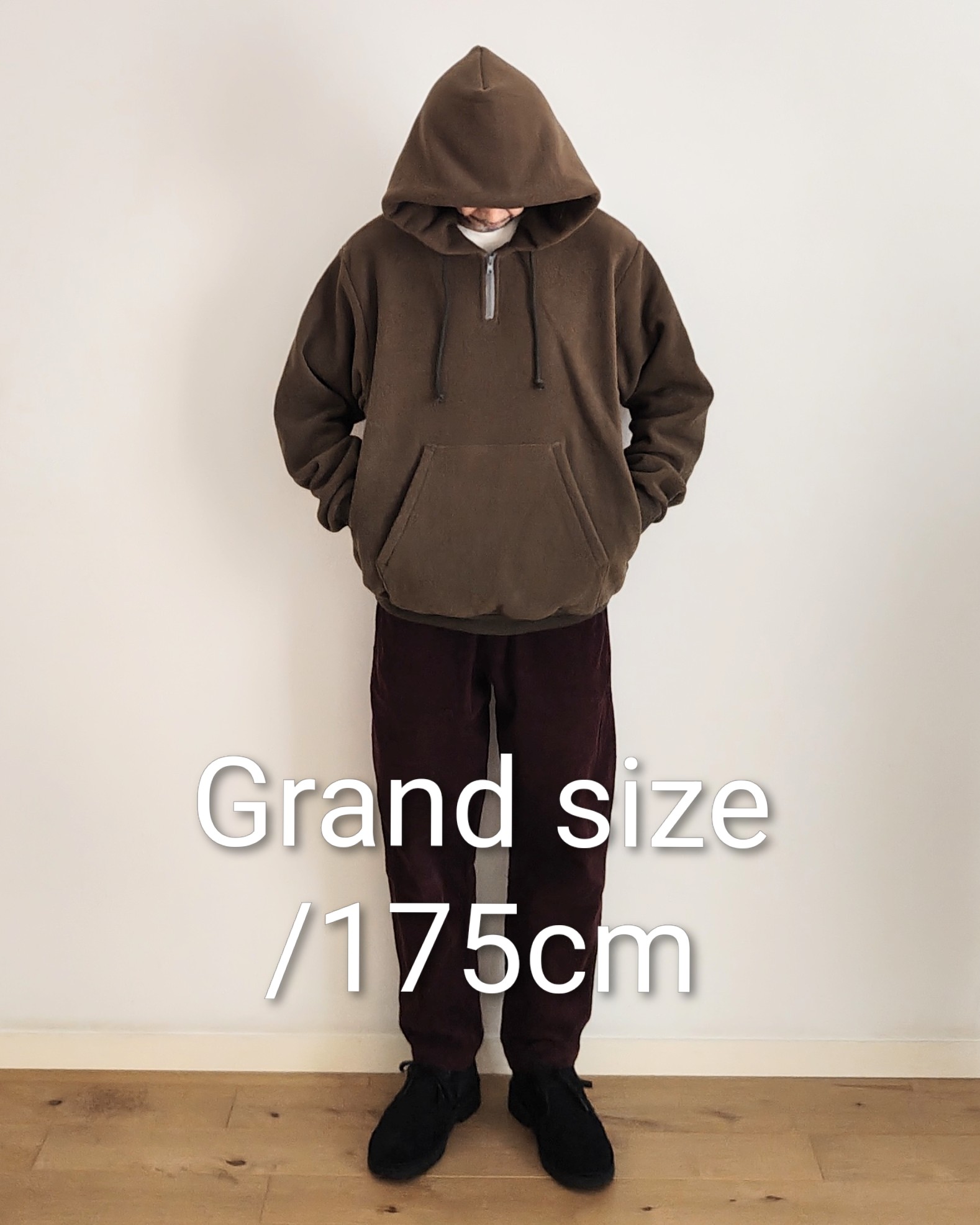 Phatee - FLEECE CHOCO ZIP PARKA / KINAKOの画像