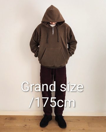 Phatee - FLEECE CHOCO ZIP PARKA / KINAKOの画像