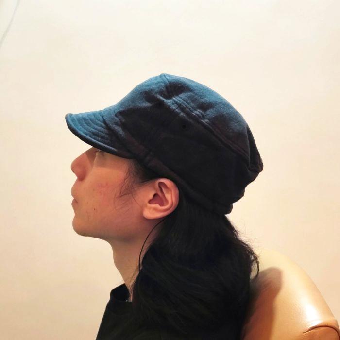 Phatee - HALF CAP HEMP SWEAT / BLACKの画像