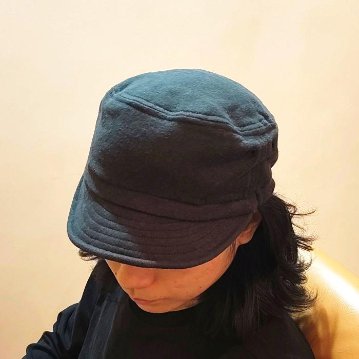 Phatee - HALF CAP HEMP SWEAT / BLACKの画像