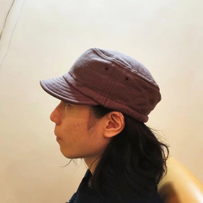 Phatee - HALF CAP HEMP SWEAT / BROWNの画像
