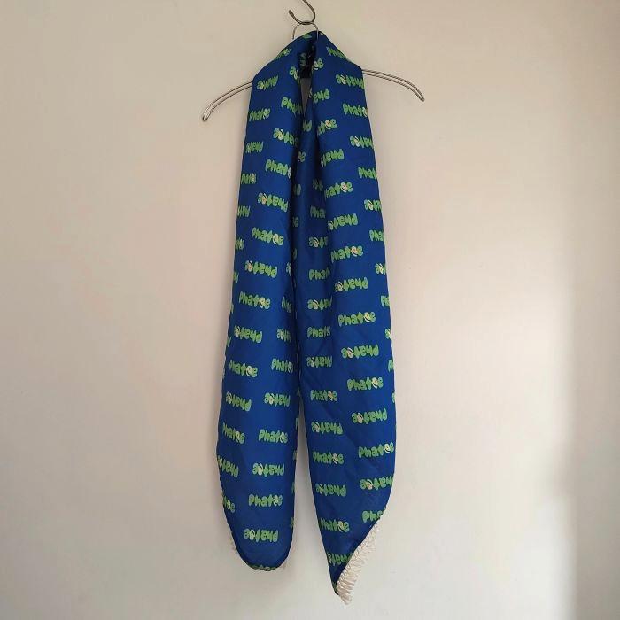 LABORATORY-STOLE HEMP 100% / BLUE LOGOの画像