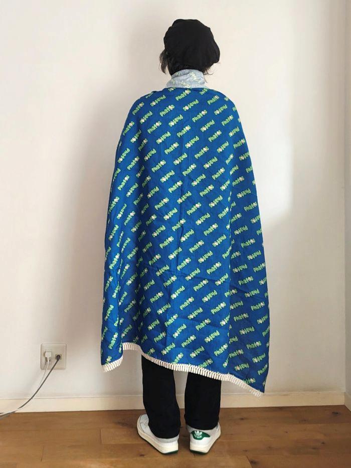 LABORATORY-STOLE HEMP 100% / BLUE LOGOの画像