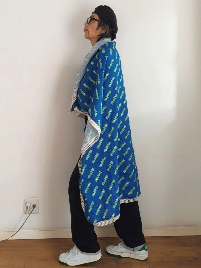 LABORATORY-STOLE HEMP 100% / BLUE LOGOの画像