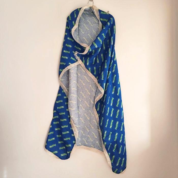 LABORATORY-STOLE HEMP 100% / BLUE LOGOの画像