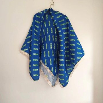 LABORATORY-STOLE HEMP 100% / BLUE LOGOの画像