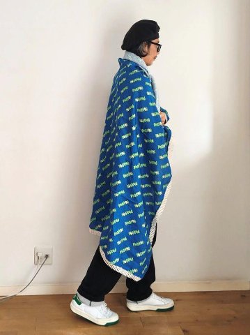 LABORATORY-STOLE HEMP 100% / BLUE LOGOの画像