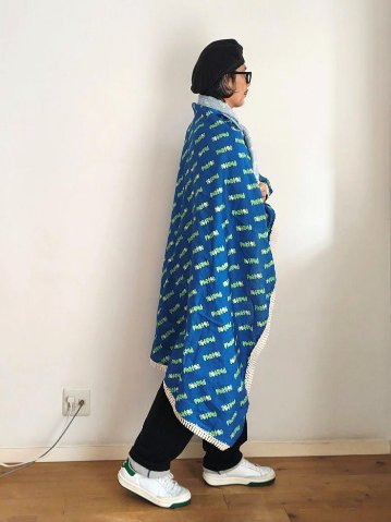 LABORATORY-STOLE HEMP 100% / BLUE LOGOの画像