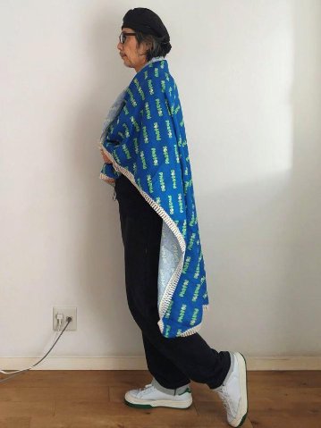 LABORATORY-STOLE HEMP 100% / BLUE LOGOの画像