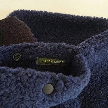 Phatee - LOOP MUFFLER HEMP SWEAT + RECYCLE BOA- NAVYの画像