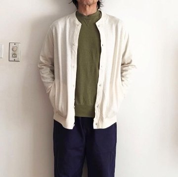PHATEE- TRACK CARDIGAN HEMP JERSEY-KINARIの画像
