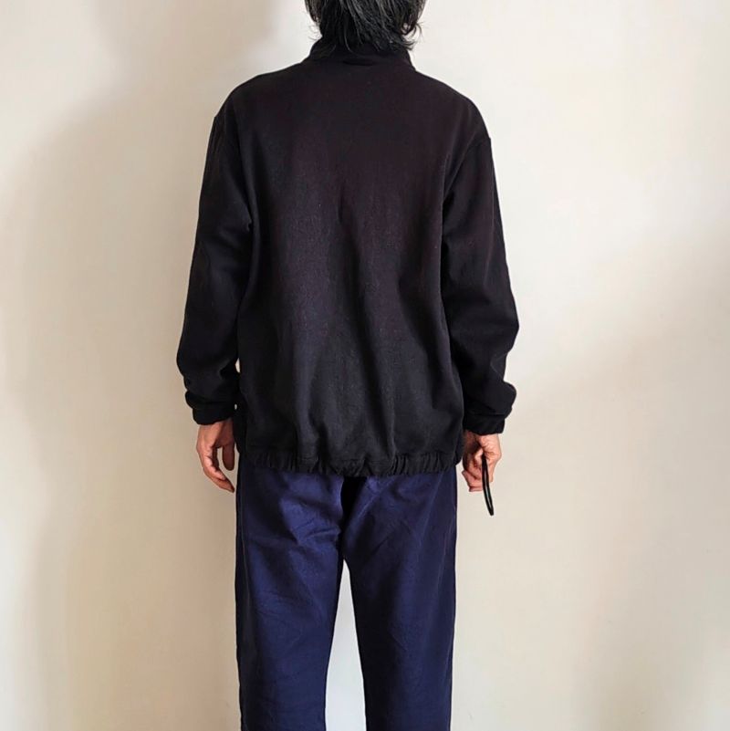 PHATEE- NASTA JACKET HEMP SWEAT - BLACKの画像