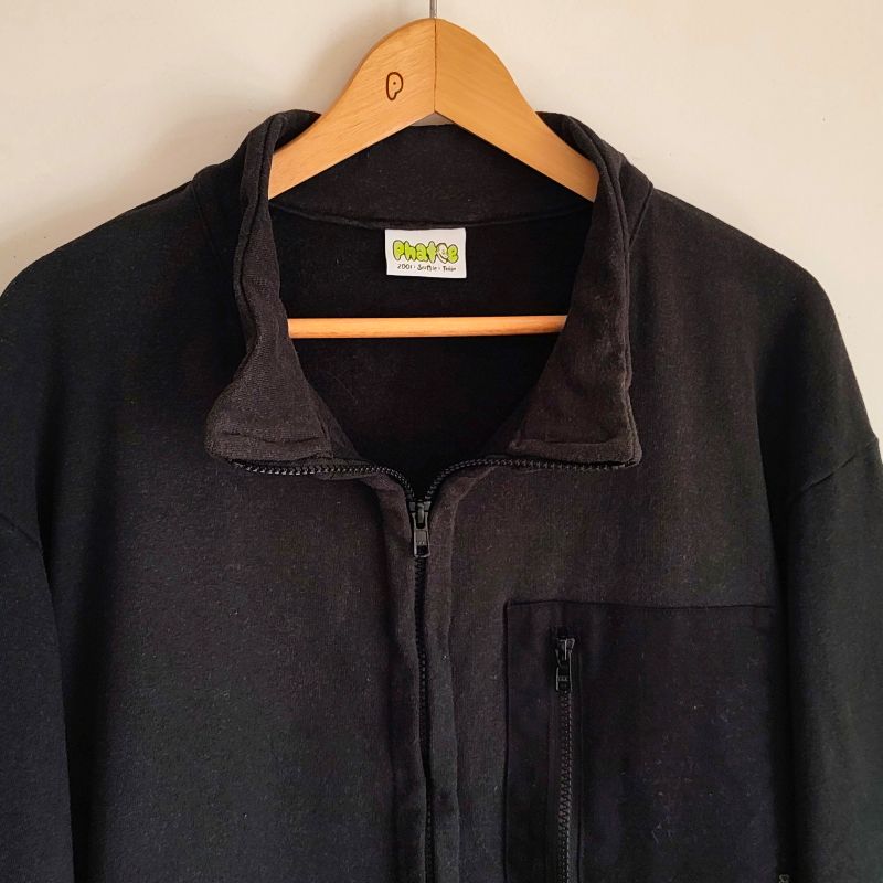 PHATEE- NASTA JACKET HEMP SWEAT - BLACKの画像