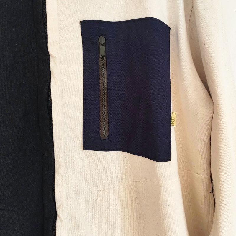 PHATEE- NASTA JACKET HEMP SWEAT - PATCH PANELの画像