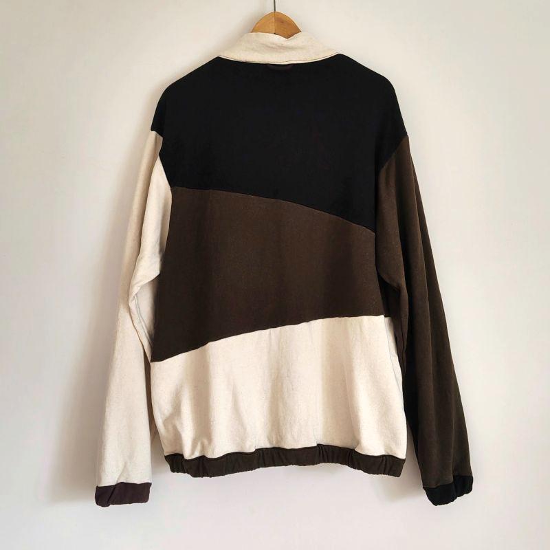 PHATEE- NASTA JACKET HEMP SWEAT - PATCH PANELの画像