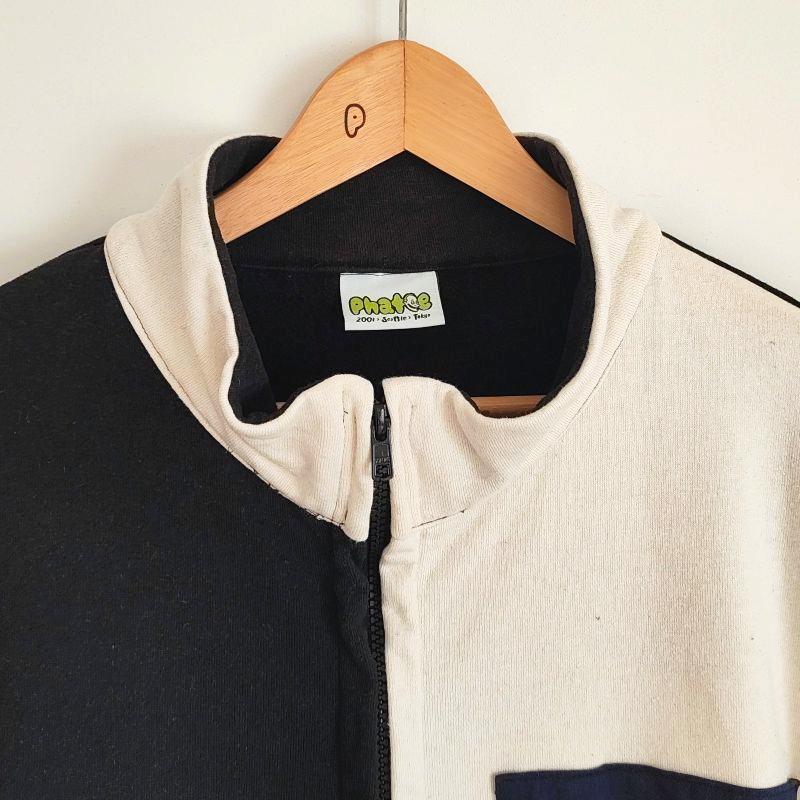 PHATEE- NASTA JACKET HEMP SWEAT - PATCH PANELの画像