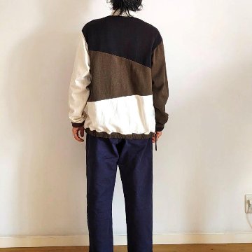 PHATEE- NASTA JACKET HEMP SWEAT - PATCH PANELの画像