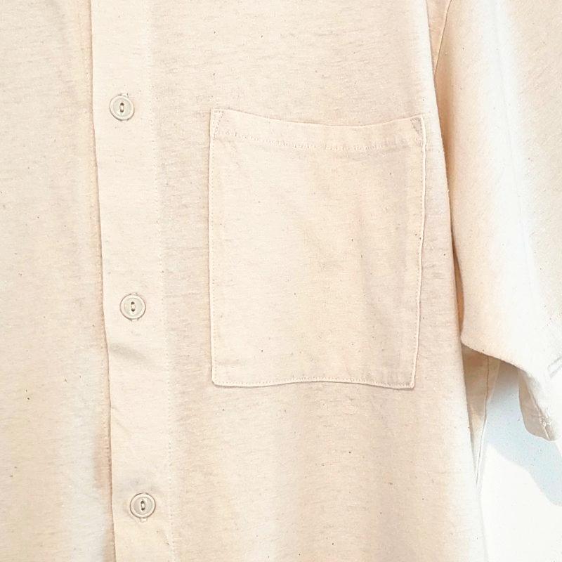 Phatee - NO COLLAR SHIRTS HEMP JERSEY / KINARIの画像