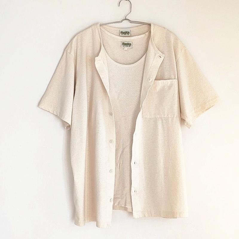 Phatee - NO COLLAR SHIRTS HEMP JERSEY / KINARIの画像