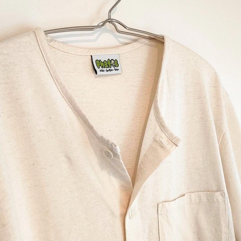 Phatee - NO COLLAR SHIRTS HEMP JERSEY / KINARIの画像