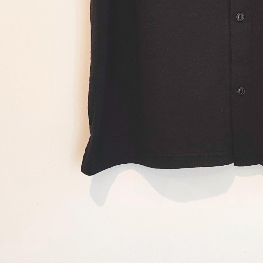 Phatee - NO COLLAR SHIRTS HEMP JERSEY / BLACKの画像