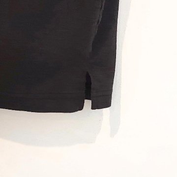Phatee - NO COLLAR SHIRTS HEMP JERSEY / BLACKの画像