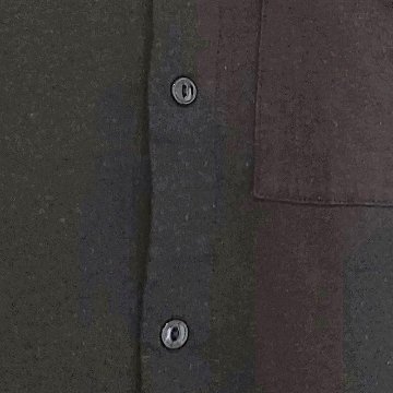 Phatee - NO COLLAR SHIRTS HEMP JERSEY / BLACKの画像
