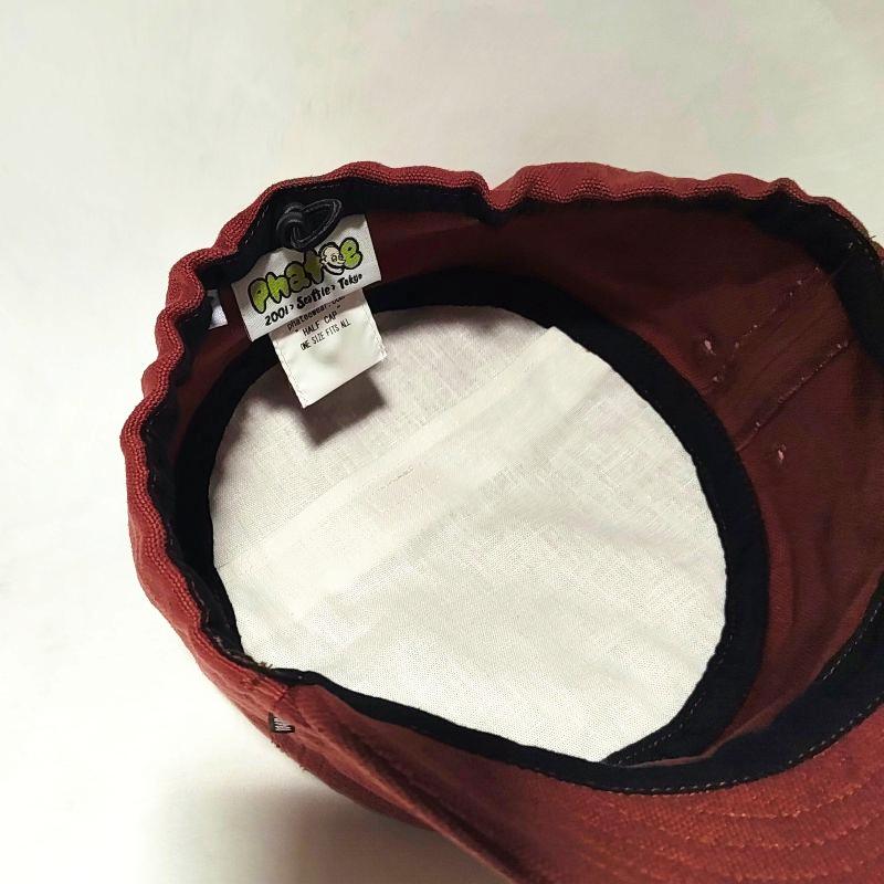 Phatee - HALF CAP HEMP CANVAS / BRICK BROWN CANVASの画像