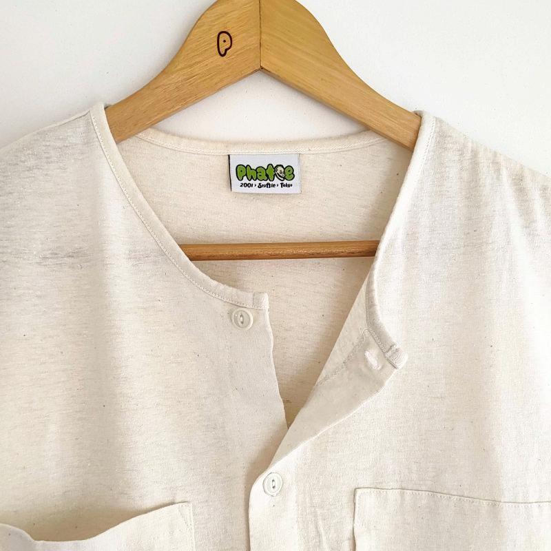 Phatee - NO SLEEVE SHIRTS HEMP JERSEY- KINARIの画像