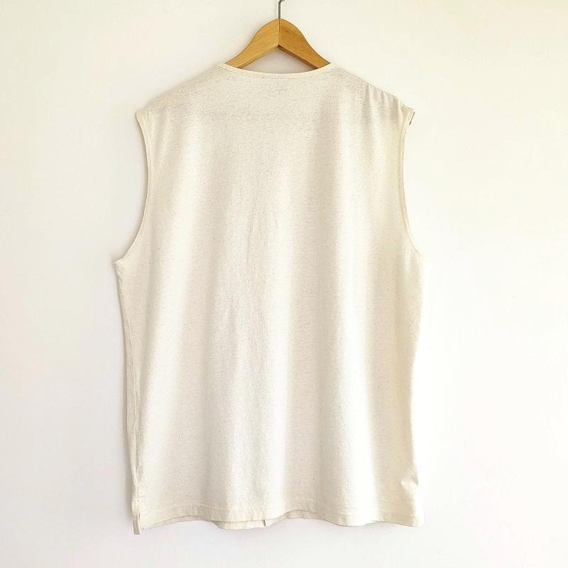 Phatee - NO SLEEVE SHIRTS HEMP JERSEY- KINARIの画像