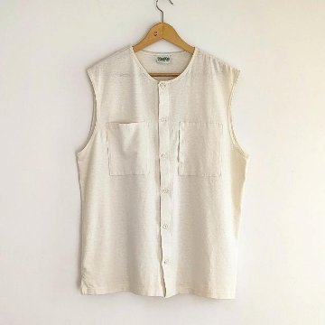 Phatee - NO SLEEVE SHIRTS HEMP JERSEY- KINARIの画像