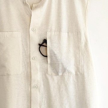 Phatee - NO SLEEVE SHIRTS HEMP JERSEY- KINARIの画像