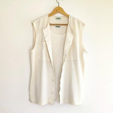 Phatee - NO SLEEVE SHIRTS HEMP JERSEY- KINARIの画像