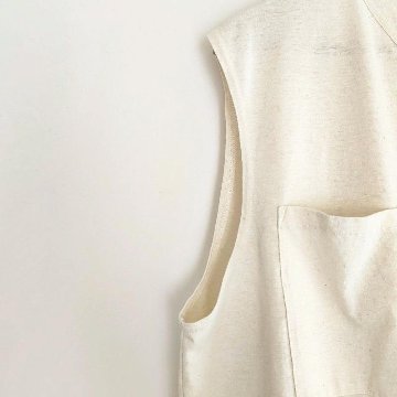 Phatee - NO SLEEVE SHIRTS HEMP JERSEY- KINARIの画像