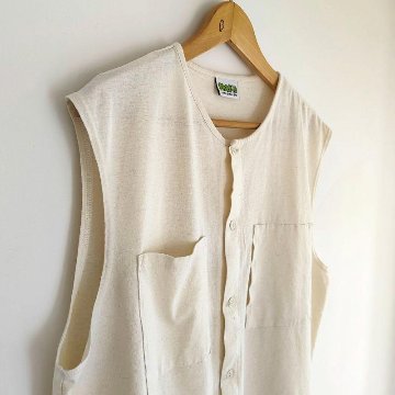 Phatee - NO SLEEVE SHIRTS HEMP JERSEY- KINARIの画像