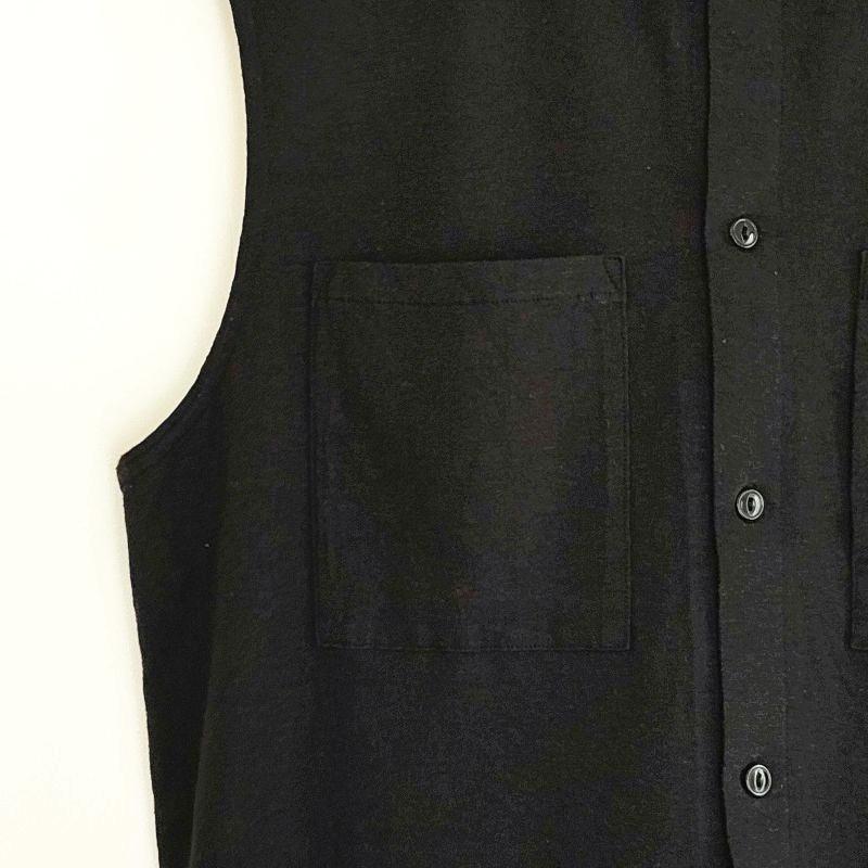 Phatee - NO SLEEVE SHIRTS HEMP JERSEY- BLACKの画像