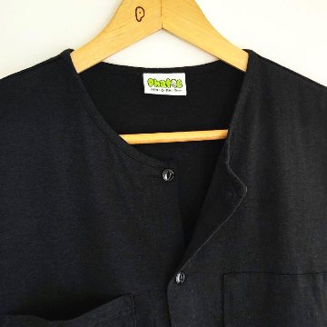 Phatee - NO SLEEVE SHIRTS HEMP JERSEY- BLACKの画像