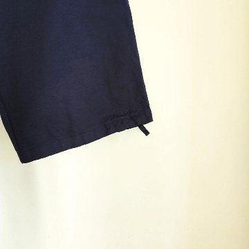Phatee - hemp/cotton twill CROP PANTS / NAVYの画像