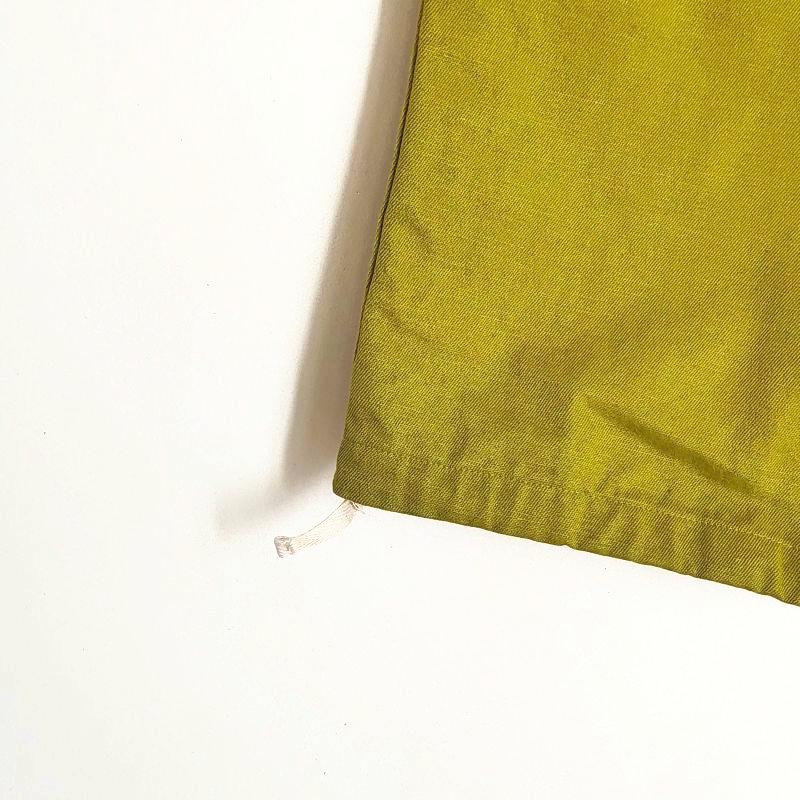 Phatee - hemp/cotton twill CROP PANTS / KIWIの画像