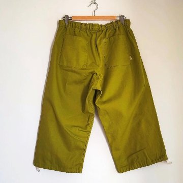 Phatee - hemp/cotton twill CROP PANTS / KIWIの画像