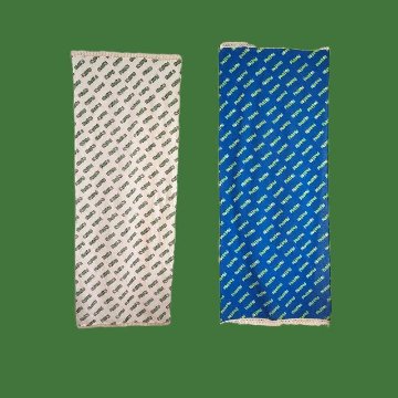 phatee-100% hemp shawl logo / off whiteの画像