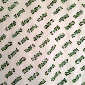 phatee-100% hemp bandana logo / off whiteの画像