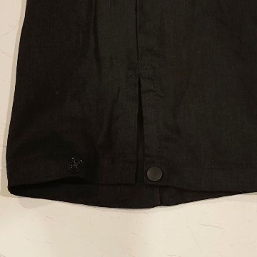 Phatee - 100% hemp plain weave easy long pants / black (sharing with the CEO)の画像