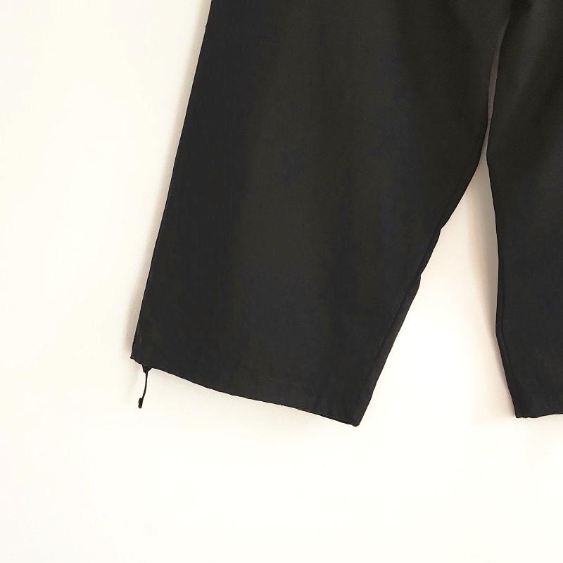 Phatee - hemp/cotton twill CROP PANTS / BLACKの画像